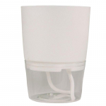 1 tk Isekastuv l&auml;bipaistvast plastist kahekihiline veehoidla lillepott 6.8*8.8*11.6cm