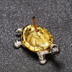 1 tk Mini Metallist Kilpkonna Kujuline Viirukipulga Meditatsiooni Buddha Sandlipuu Pulga Hoidja Naljakas Loom Viirukihoidjad Kodu Dekoratsioon vask