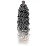 Juuksepikendused Heegeldatud punutised S&uuml;nteetilised Juuksed Afro Curl Hawaii Ombre Lokkis Blond Water Wave Pats Naistele 3Pcs/Lot-24inches