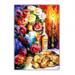 Uus grafiti kunstitaim Bonsai l&otilde;uendimaal Esteetiline lille&otilde;limaal Seinakunst Plakat Kontor Elutuba Kodukaunistus Mural Ilma raamita 21*30cm