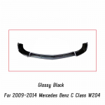 Aastatele 2009-2014 Mercedes Benz C-klass W204 Esistange Huul L&otilde;uaspoiler Splitter Difuusor Kaitsekilp Deflektor Kerekomplekt