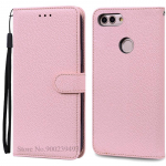 Huawei P Smart 2018 &uuml;mbris FIG-LX1 Nahast rahakoti klapp&uuml;mbris Huawei P Smart &uuml;mbrisele FIG-LX1 5,65-tolline &uuml;mbris Coque Fundas kest P Smart 2018 FIG-LX1