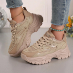 Women Sneakers New Fashion Chunky Sneakers Women Outdoor Tennis Platform Sports Shoes for Women Lightweight Designer Shoes 40 khaki