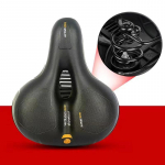 Comfort Wide Big Bum Bicycle Gel Cruiser Eriti sportlik pehme padjaga sadulaiste Spring type kollane