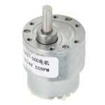 DC K&auml;igukastiga mootor CW CCW Suur v&auml;&auml;ndemoment Reguleeritava kiirusega DC Reduktsioonmootor DC24V 50RPM