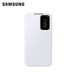 Samsungi ametlik Smart View rahakotiga klapp&uuml;mbris Samsung Galaxy S23 FE jaoks Smart View kaitsev telefoni&uuml;mbris valge