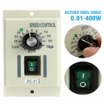 0-400W Kiiruse regulaator 50Hz Juhtimine Elektrooniline Edasi