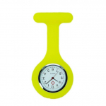 Kvaliteetne silikoonist meditsiini&otilde;e k&auml;ekell Solid Medical Taskukella Pin Taskukella Rippkell Pross Decor Quartz kollane