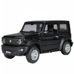 1/24 M&otilde;&otilde;tkava Suzuki Jimny Maastiku-SUV Sulamist Metallist Valatud Mudel S&otilde;iduk Heli ja Valgusega Kogumisn&auml;itus Hobi Kaunistus Kingitused Poisile must