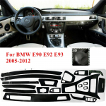 auto t&auml;iskomplekt/komplekt 3D Auto Interj&ouml;&ouml;r S&uuml;sinikkiust M&auml;his Liistud BMW E90 E92 E93 2005-2012 jaoks Kaitsvad Kleepsud Kleebised Tarvik