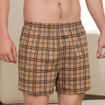 Suures suuruses meeste puuvillane aluspesu ruuduline bokserid l&uuml;hikesed p&uuml;ksid lahtised kodukandjad magamisriided alusp&uuml;ksid elastsed v&ouml;&ouml;rihmad bokserid pehmed M tumesinine v&auml;rv