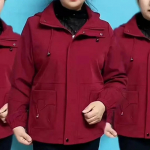 Naiste kevad-s&uuml;gis neli aastaaega lahtine pluss suuruses kapuutsiga jakk tavaline 4XL