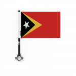 Drapeau &ndash; mitmev&auml;rviline &ndash; idamaine Timor &ndash; 14 x 21 cm &ndash; 5 t&uuml;kki &ndash; pol&uuml;ester