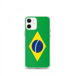 Coque T&eacute;lephone Drapeau Br&eacute;sil &ndash; iPhone 12 mini
