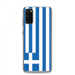 Coque T&eacute;l&eacute;phone &ndash; Samsung &ndash; Galaxy S20 Plus &ndash; Drapeau Gr&egrave;ce &ndash; Souple &ndash; mitmev&auml;rviline