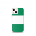 Coque iPhone &ndash; mitmev&auml;rviline &ndash; Drapeau Nigeeria &ndash; Supp &ndash; &Uuml;hilduv iPhone 13 mini &ndash; Vertikaalne