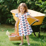 T&uuml;drukute v&auml;ikelapse varrukakleit kleidid vabaaja peo koolikleidid riided t&uuml;drukutele 110 beež