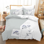 Tr&uuml;kiga Pulmakomplekt Kodutekstiil Super King Suurus Tekikott 240x220 Lill Jacquard Voodipesukomplektid Kahekohaline 3 tk 150x200cm 3pcs