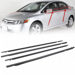 4 tk Autoklaasi Liistude Tihendid Sobivad Honda Civic Sedaanile 06-11 United States