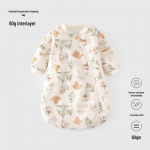 Beebi termiline magamiskott: Pikitud, U-kujuline, V&auml;ltimaks jalaga l&ouml;&ouml;mist, Lukuga, Vasts&uuml;ndinu pidžaama kevad-s&uuml;giseks M (1-2 years)