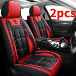 2 tk Kunstnahast Autoistmekatted - Universaalne Suurus, Aastaringne T&auml;ielik Katvus, Istmekatted Autole, S&otilde;iduki Interj&ouml;&ouml;ri Uuendus, K&auml;snaga T&auml;idetud Mugavus 2pcs punane