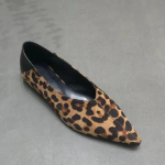 Mokassiinid Kingad Naiste Korterid Terava Ninaga Seksikad Kingad Elegantne Naine 2024 Trend S&uuml;gavad Moodsad Sandaalid Luksuslik Kleit Pidu Zapatos 39 leopard