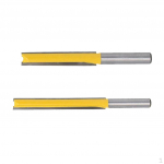 2pcs 3/8 inch Diameter 2inch & 3inch Height Straight Router Bit Blade Extra Long Cutter