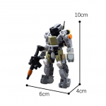 Buildmoc Loov Naisrobot Mobiilne &Uuml;likond T&uuml;druk Meha Armor Mehh Mudel Ehitusklotsid Klotsid M&auml;nguasjad Lastele Lastele Kingitused
