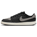 Air Jordan 1 KO Low Shadow Unisex tossud Must Valge Keskmine Hall DX4981-002 36.5