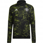 Adidas Manchester United Condivo 22 Pro Warm Top Triibulise Prindiga Pikkade Varrukatega Jalgpallis&auml;rk Meeste topid Roheline HE6676 S
