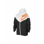 Nike Sportswear Windrunner V&auml;rviplokk Disain Logo Tr&uuml;kk Kapuutsiga Jakk Laste jakid Must DD2759-101 XL
