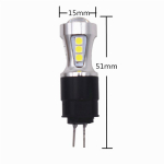 2 tk G4 Hp24w LED 12V valget 3030 18SMD LED Citroen C5 ja Peugeot 3008 LED DRL p&auml;evas&otilde;idutuled