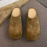 Moodsad k&otilde;rged kontsad Naiste Muulad Kingad Platvorm Moodsad Sussid Suede Slingback Uued Naiste Kingad 2025 S&uuml;gis Disainer Zapatos De Mujer 35