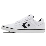 Converse El Distrito 2.0 Ox S&uuml;nteetiline Nahk Mugavad Libisemiskindlad Kulumiskindlad Madalad Rula Kingad Unisex Tossud Valge Must 167007C 35