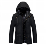 Meeste kevad-s&uuml;gis kitsa l&otilde;ikega kapuutsiga keskmise pikkusega jope, meeste Korea noorteversiooni puuvillane suure suurusega mantel 5XL roheline