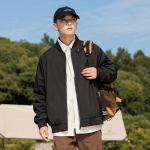 S&uuml;gisene vabaaja populaarne mitmek&uuml;lgne meeste ja naiste pesapallijope, sama stiiliga kevad- ja s&uuml;gisjope, paar lahti 5XL must