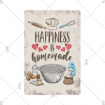 Retro plekk-silt K&ouml;&ouml;gireeglid Toit Raud V&auml;rvimine Seinakunst Metall Vintage Plaat Metallist plakatid Maja kodu S&ouml;&ouml;gitoa sisekujunduseks 20x30cm