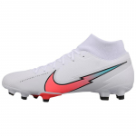 Nike Mercurial Superfly 7 Academy Mg Valged Punased Jadesinised Tennised AT7946-163 45