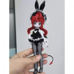 Uus Originaalne Devil's Corner BJD Pime Karbik 1/8 Liigenditega Liigutatav Nukk Moodne M&auml;nguasi Loov Kaunistus DIY Kujuline M&auml;nguasi Nukk S&uuml;nnip&auml;evakingitus