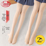 Lonsa Women's Opaque Velvet Anti-Bacterial Pantyhose One Size (10-25&deg;C)