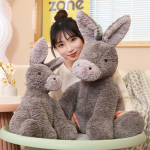 23/40/60cm Armsad Burro Peluche m&auml;nguasjad Armsad hallid eesli pl&uuml;&uuml;sist nukud, t&auml;idisega pehme loom beebile imikule s&uuml;nnip&auml;evaks kingitoa kaunistamine 23cm