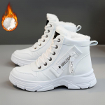 Soojad ja mugavad naiste talvesaapad k&uuml;ljet&otilde;mbluku ja fliisvoodriga veekindlad kingad 43 valge