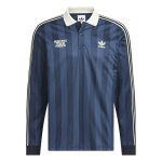 Adidas Originals Nahas&otilde;bralik Mugav Triibuline Pikkade Varrukatega Polo S&auml;rk Unisex Topp KT0840 XS