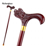 Pruun Draakon Puidust &Uuml;he Liigendiga Moodne K&auml;imiskepp Dekoratiivne Cosplay Kepp Halloween Nuia Kark Kepp Ristik&auml;pp 96cm VariantValue