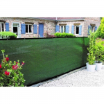Brise-vue - NATURE - 1 x 3 m - Occultant 5/5 - HDPE 350 g/m&sup2; - Vert kaki