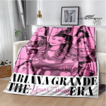 Laulja Ariana Grande tr&uuml;kitud tekk &Auml;&auml;r Soe tekk pehme ja mugav tekk voodipesu cubre cama s&uuml;nnip&auml;evakingitus 30x40in pink
