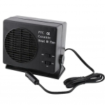 Kaasaskantav 12V autoventilaator 150W 300W Keraamiline auto auto veoauto k&uuml;ttekeha soojendaja s&otilde;iduki ventilaator defroster k&uuml;ttekeha akna ventilaator I6O3 must