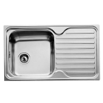 &Eacute;vier simple - Teka - 11119017 CLASSIC 1C 1 - Gris - 1 bac - &Eacute;vier de qualit&eacute;