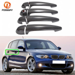 Auto 8 tk Carbon Fiber Look v&auml;lisukse k&auml;epideme katte trimmid BMW 1. seeria E87 F20 F21 2007- X1 E84 2012-2015 jaoks 8 Pcs