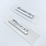 Uus Luxury Line Sport Line poritiibade embleem BMW 730 740 750 750Li k&uuml;ljelogoga auto stiil, &uuml;mberehitamine, uuendamise kleebis kroom ja matt Luxury Line 1pcs